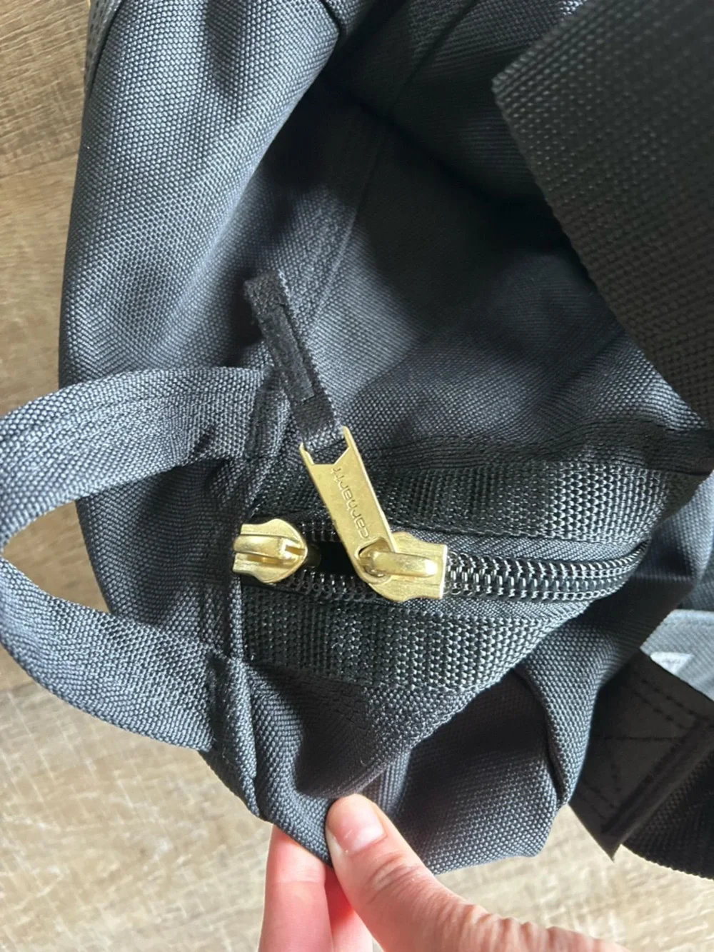 ▶️ Carhartt Legacy 23” Gear Bag Black Duffel Travel Gym Workwear Canvas - Picture 8 of 10